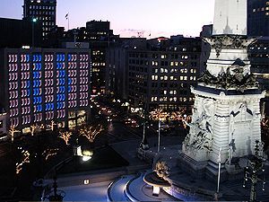 ホテル Columbia Club インディアナポリス エクステリア 写真